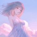 澄月诗下逸影、鹭起Herons
