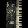 River flows Twilight Piano